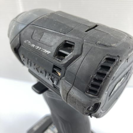  HiKOKI ハイコーキ 36V コードレスインパクトドライバ バッテリ2個付属　※充電器なし WH36DC ブラック