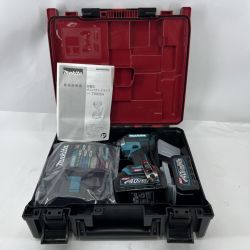 〇〇 MAKITA マキタ インパクトドライバ 40v  TD002GRDX ブルー 未使用品 充電器・充電池2個・ケース付 Sランク
