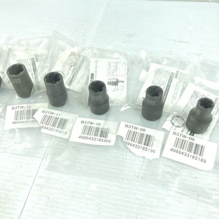  KTC ケーティーシー ツイストソケット BSTW-08/09/10/11/12/13/14/15/16/17 10個セット 9.5sq