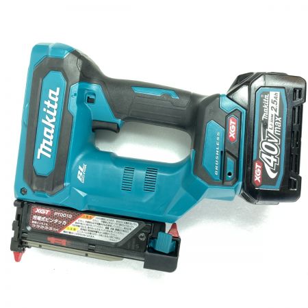  MAKITA マキタ 40Vmax 35mm 充電式ピンタッカ バッテリ・充電器・ケース付属 PT001G ブルー