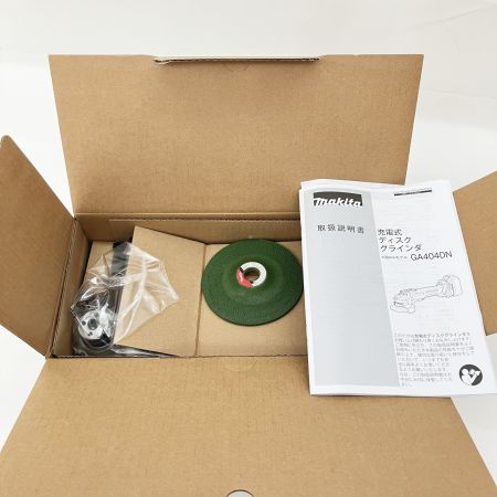  MAKITA マキタ 充電式ディスクグラインダ コードレス式 100mm 18v GA404DZN ブルー 未使用品