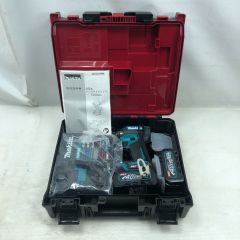  MAKITA マキタ 工具 インパクトドライバ 未使用品 充電器・充電池2個・ケース付 TD002GRDX ブルー Sランク