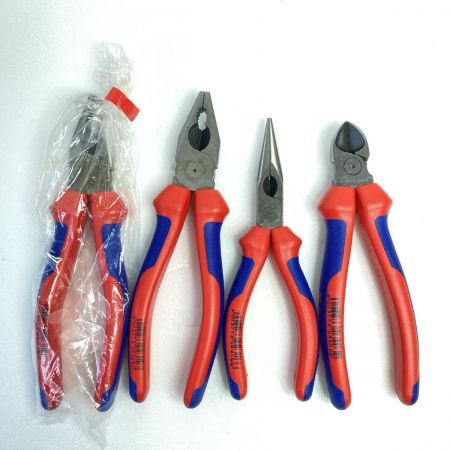  KNIPEX クニペックス ペンチ・プライヤー・ニッパー 合計4本セット
