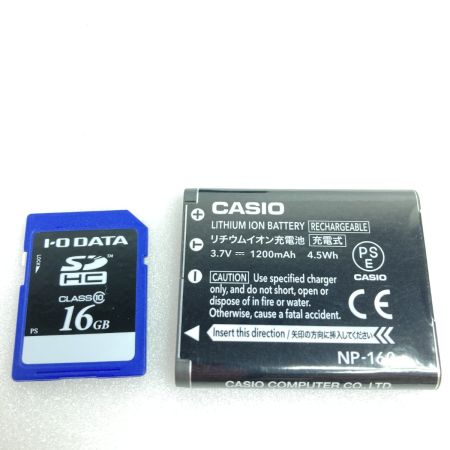  CASIO カシオ 自分撮り コンパクトデジタルカメラ 1600万画素 バッテリ1個付属 EXLIM HS ZR-50