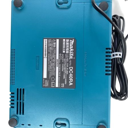  MAKITA マキタ 40Vmax/4.0Ah 純正バッテリ BL4040 & 急速充電器 DC40RA セット (2)