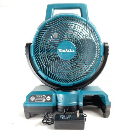  MAKITA マキタ 充電式ファン 14.4v/18v CF203D ブルー ACアダプター付