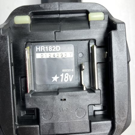  MAKITA マキタ ハンマドリル 18v 6.0Ah 充電器・充電池2個・ケース付 HR182DRGXB ブラック