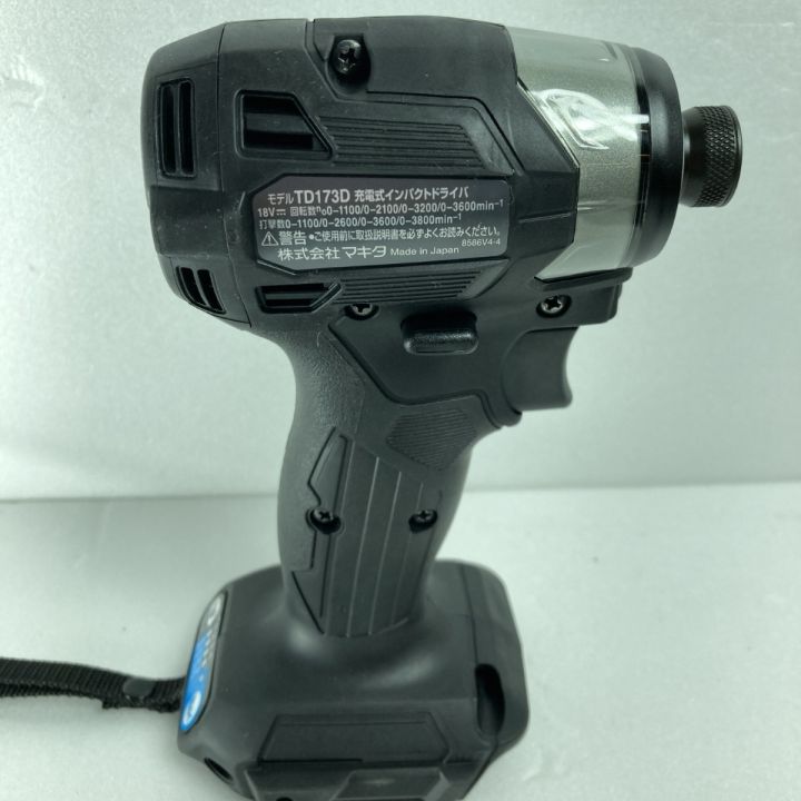 MAKITA マキタ インパクトドライバ 18v 本体のみ TD173D ブラック 