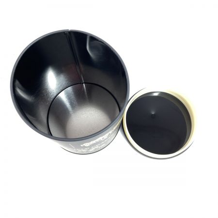  KNICKS 脱着タイプ ダストホルダー ロゴプリントスチール缶 KC-100W+KN-SC ブラック