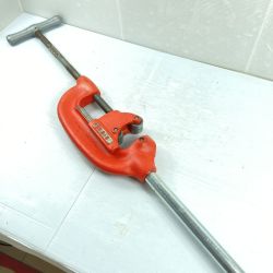 ＊＊ RIDGID (日本エマソン) 強力型パイプカッタ (1枚刃) 1"~3" No3-S レッド Cランク