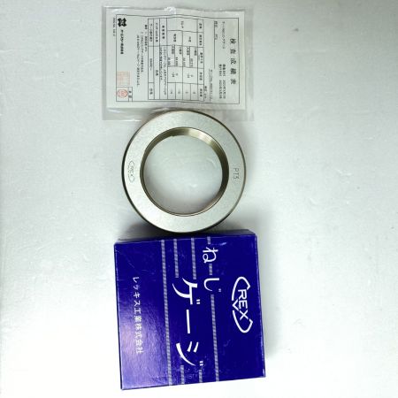  REX レッキス ねじゲージ  箱・検査表(2023年）付 PT3-1/2