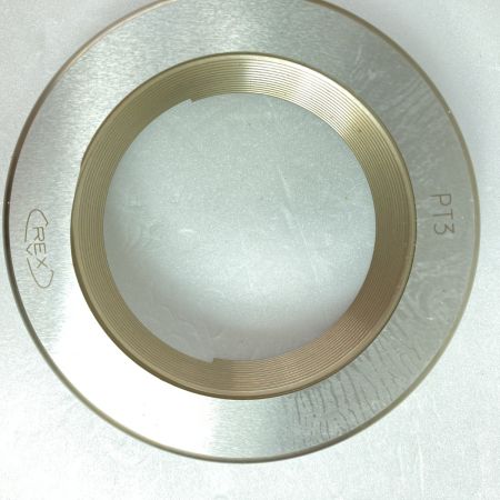  REX レッキス ねじゲージ  箱・検査表(2023年）付 PT3-1/2