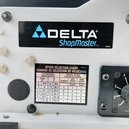  DELTA 卓上手押しカンナ盤 JT-160 グレー
