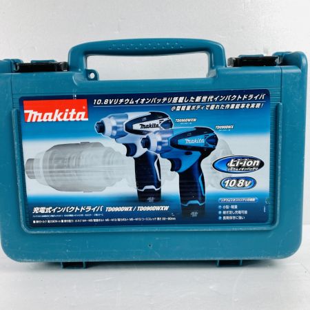  MAKITA マキタ インパクトドライバ 10.8v 1.3Ah TD090D ブラック×ホワイト