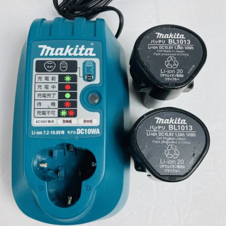  MAKITA マキタ インパクトドライバ 10.8v 1.3Ah TD090D ブラック×ホワイト
