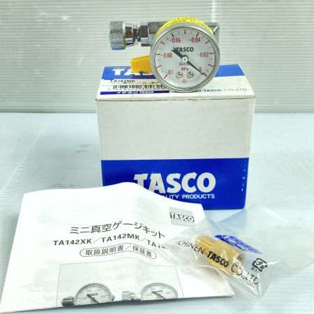  イチネンTASCO ウルトラﾐﾆ真空ポンプゲージ 取説・箱付 TA142MK シルバー