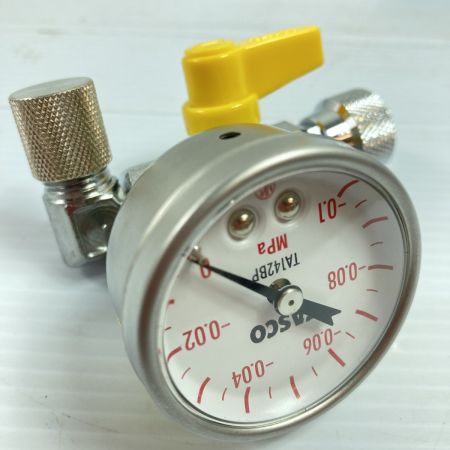  イチネンTASCO ウルトラﾐﾆ真空ポンプゲージ 取説・箱付 TA142MK シルバー