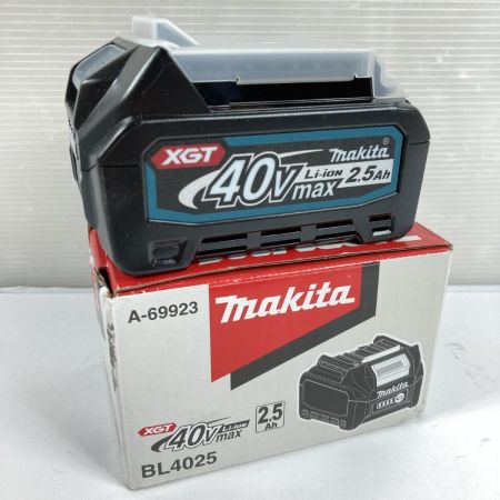  MAKITA マキタ 40Vmax/2.5Ah リチウムイオンバッテリ 箱入り PSEマークあり (2) BL4025
