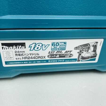  MAKITA マキタ ハンマドリル  24mm 18v 6.0Ah HR244DRGX ブルー