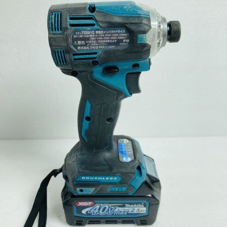  MAKITA マキタ インパクトドライバ 40V TD001GRDX ブルー