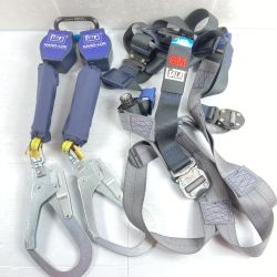 ＊＊ 3M DBI SALA Nano-Lok 巻取式ランヤード ツインタイプ 新規格対応 (2) ネイビー Bランク