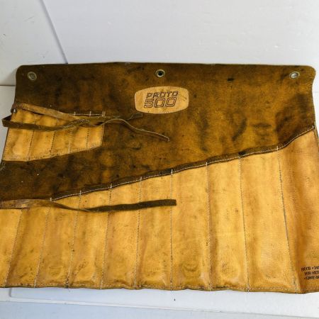  PROTO-500 クローム コンビネーションレンチ インチ 15点セット ロールアップケース付 シルバー