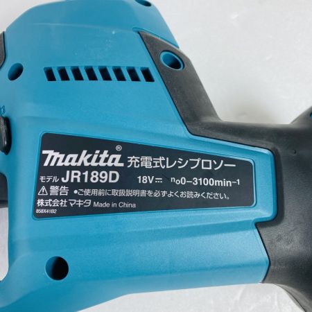  MAKITA マキタ 18V 充電式レシプロソー 本体のみ  ※外箱傷みあり JR189DZ ブルー