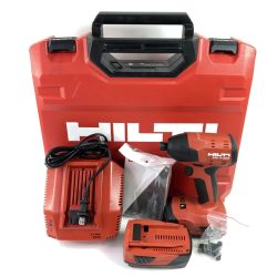 ＊＊ Hilti ヒルティ 21.6V コードレスインパクトドライバ 充電器・充電池2個・ケース付 SID4-A22 レッド Cランク