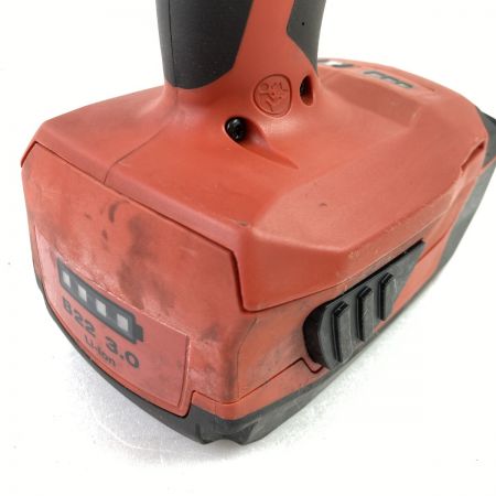  Hilti ヒルティ 21.6V コードレスインパクトドライバ 充電器・充電池2個・ケース付 SID4-A22 レッド