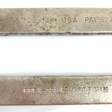  Snap-on スナップオン コンビネーションレンチ GOEX48B/GOEX42B/GOEX40B GOEX42/34/32 インチ 6本組 GOEX