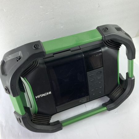  HiKOKI ハイコーキ 14.4/18V コードレスラジオ ACアダプタ付属 ※バッテリ・充電器なし UR18DSDL グリーン