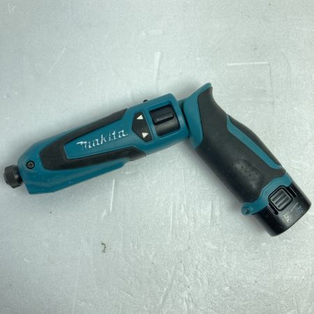  MAKITA マキタ 7.2V 充電式ペンインパクトドライバ (バッテリ1個・充電器・ケース付） TD021D ブルー