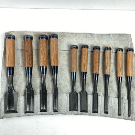   秀幸/景光 ノミ のみ 鑿 10本組 収納ケース付