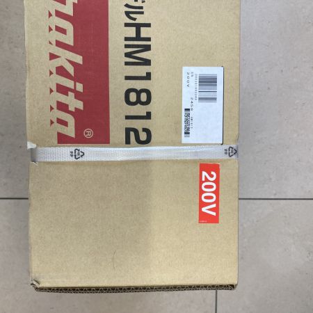  MAKITA マキタ コード式電動ハンマ 200V 本体重量31kg HM1812