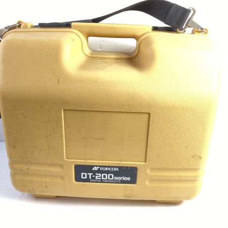  TOPCON デジタルセオドライト  ケース付 ※校正歴不明 DT-200 イエロー