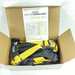 ＊＊ TITAN フルハーネス型安全帯 イージーハーネス Lサイズ 新規格 ランヤード別売 (2) TITAN EHCN-10A ブラック×イエロー Sランク