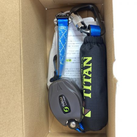  TITAN 【墜落制止用器具の規格】適合品 ハーネス/胴ベルト兼用 巻取タイプ １ランヤード/シングル HL-HS-130 ブラック 未使用品 (2)