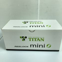 ＊＊ TITAN REELOCK mini シングル フルハーネス用巻取式ランヤード 新規格 (31) HL-HS-130 ブラック Sランク