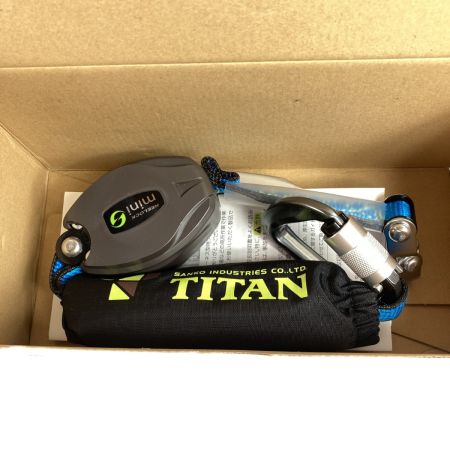  TITAN REELOCK mini シングル フルハーネス用巻取式ランヤード 新規格 (31) HL-HS-130 ブラック