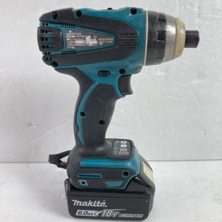  MAKITA マキタ 18V 充電式4モードインパクトドライバ  バッテリ1個付属  ※充電器なし TP141D ブルー