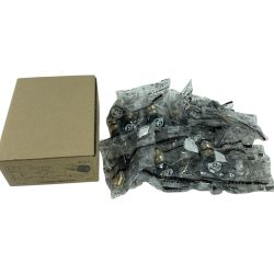 ＊＊ 前澤給装株式会社 QSジョイントクリア オスアダプタ 寸法13A-R1/2 20個入り 718001 ブラック×ゴールド Sランク