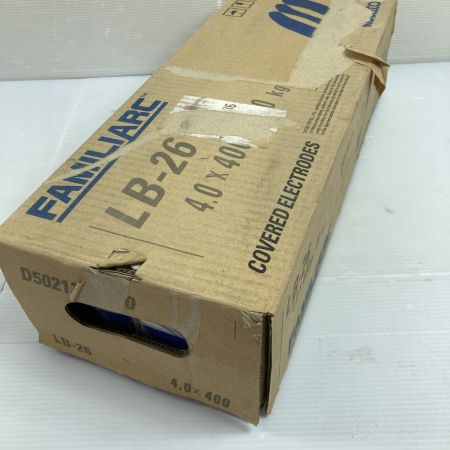  KOBELCO 神戸製鋼 LB-26V 溶接棒 4.0×400mm 20kg LB-26 グレー