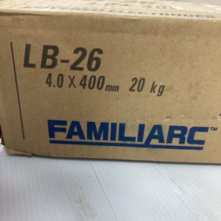  KOBELCO 神戸製鋼 LB-26V 溶接棒 4.0×400mm 20kg LB-26 グレー