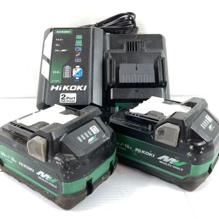  HiKOKI ハイコーキ 急速充電器 & マルチボルトバッテリ(BSL36A18X) x 2個 ※PSEマークあり UC18YDML
