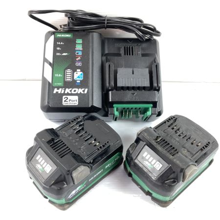 HiKOKI ハイコーキ 急速充電器 & マルチボルトバッテリ(BSL36A18X) x 2個 ※PSEマークあり UC18YDML