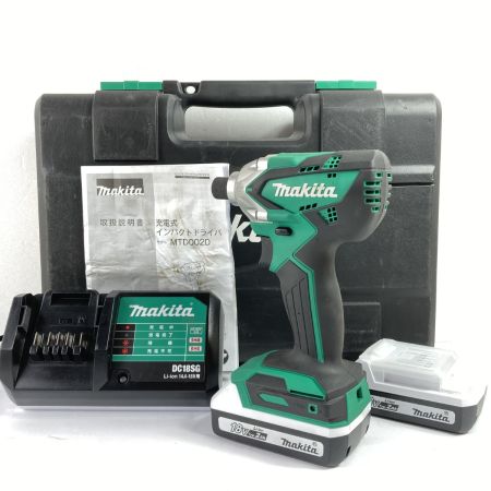  MAKITA マキタ インパクトドライバ 18v 2Ah MTD002DSAX ブラック×グリーン