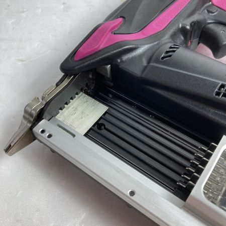  HITACHI 日立 14.4V 45mm コードレスピン釘打機 バッテリ1個・ケース付 充電器なし NP14DSL ピンク