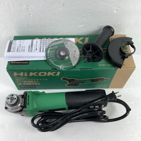  HiKOKI ハイコーキ 100mm 細径 コード式電子ディスクグラインダ (1) G10BYE2 グリーン