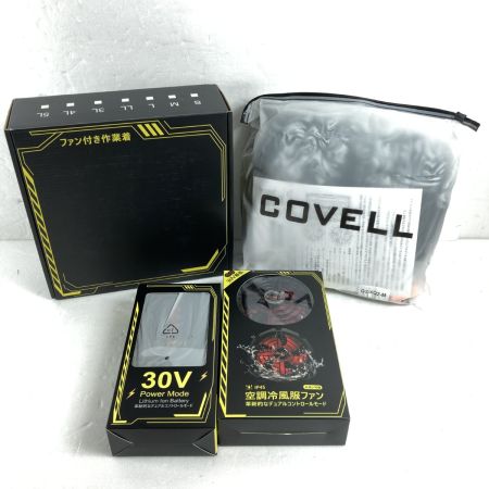  G.B.Z 空調冷風服 COVELL G2-XQ2-M ブラック ベスト Ｍサイズ バッテリー ファン セット