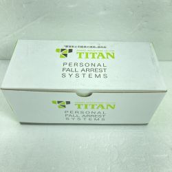 ＊＊ TITAN 【墜落制止用器具の規格】適合品 ハーネス用ランヤード HL-ERW レッド×ブラック 未使用品 (10) Sランク